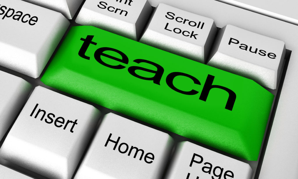 teach online from home